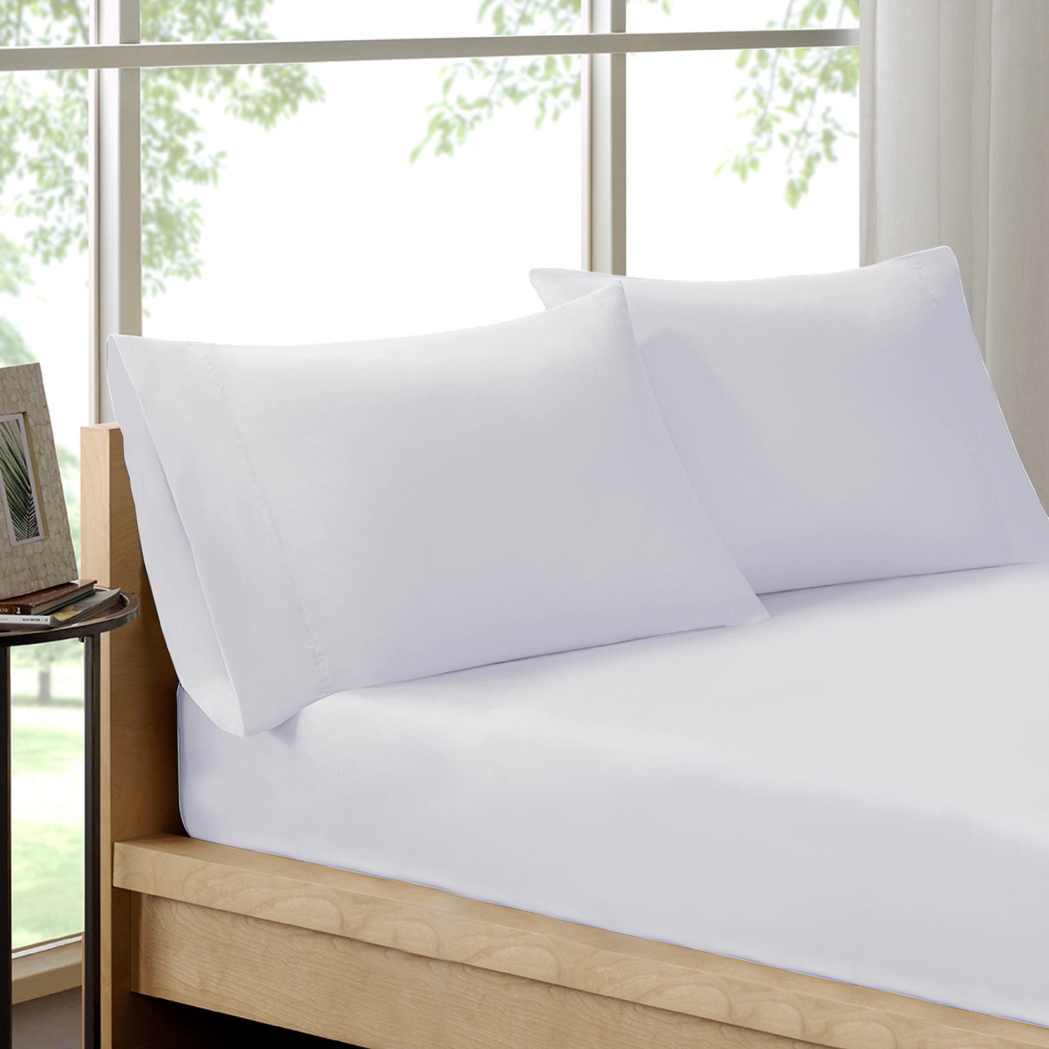 Royal Comfort 100% Organic Cotton Sheet Set 3 Piece Luxury 250 Thread Count-Bed Linen-PEROZ Accessories