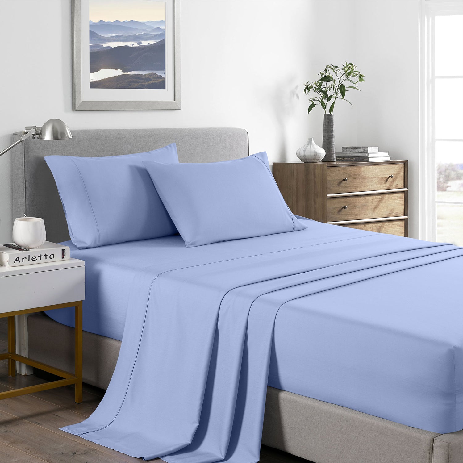 Royal Comfort 2000 Thread Count Bamboo Cooling Sheet Set Ultra Soft Bedding-Bed Linen-PEROZ Accessories