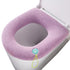 Anyhouz Toilet Seat B Pink Washable Soft Mat Pad Cushion O-shape Seat Bidet Toilet Cover Accessories-Toilet Seat Cover-PEROZ Accessories