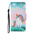 Anymob iPhone Case Unicorn Flip Leather Flower Painted Printed Wallet Phone Book Cover-Mobile Phone Cases-PEROZ Accessories