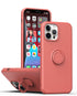 Anymob iPhone Case Red Shockproof Silicone Ring Holder Magnetic Stand Back Cover-Mobile Phone Cases-PEROZ Accessories