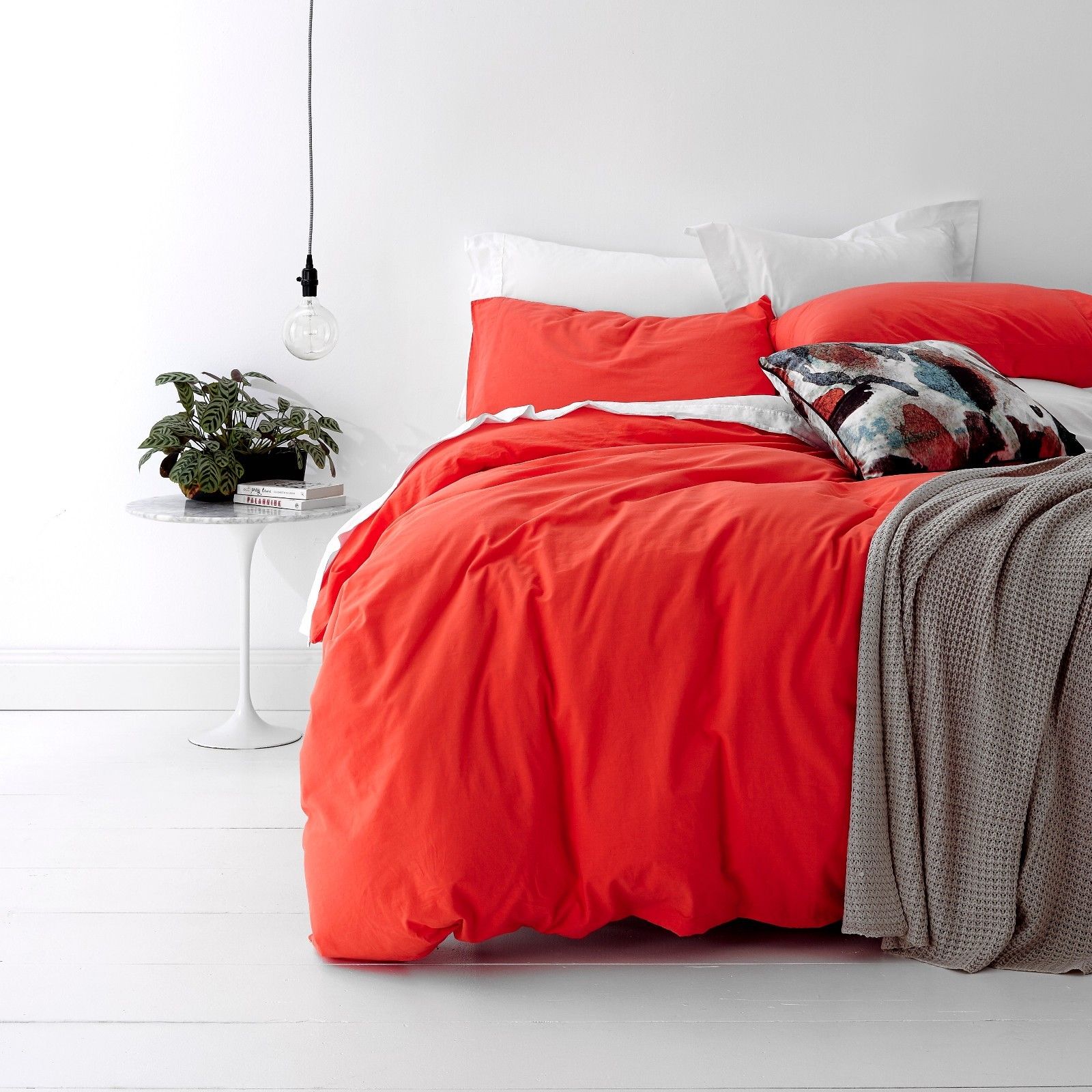 Park Avenue European Vintage Washed 100% Cotton Quilt Cover Set-PEROZ Accessories