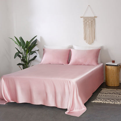 Anyhouz Fitted Sheet 180x200cm Jade Luxury Silky Beddings Set with Pillow Cases-Beddings-PEROZ Accessories