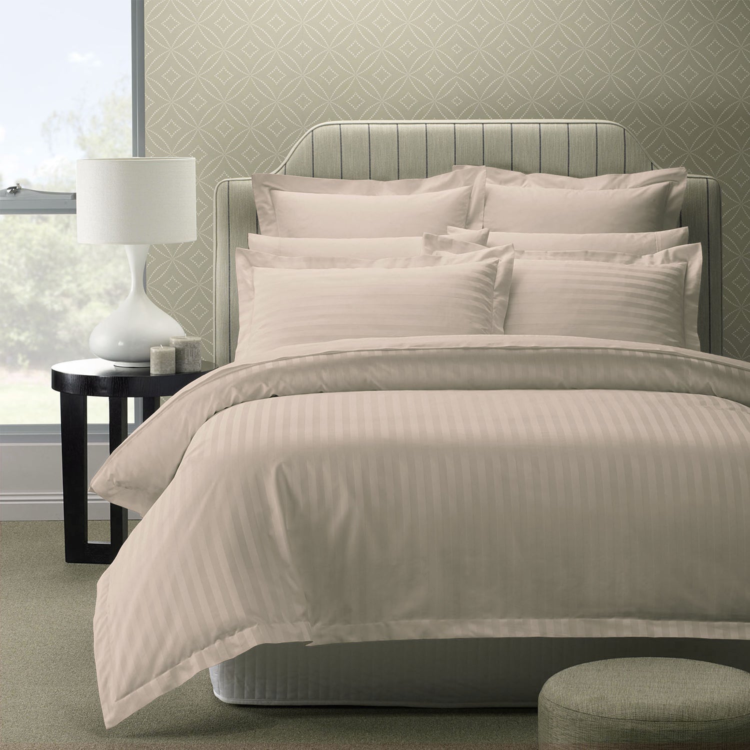 Royal Comfort 1200TC Quilt Cover Set Damask Cotton Blend Luxury Sateen Bedding-Bed Linen-PEROZ Accessories