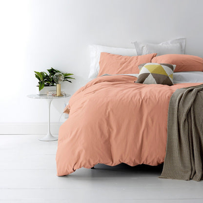 Park Avenue European Vintage Wash 100% Cotton Quilt Cover Set-PEROZ Accessories