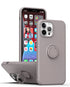 Anymob iPhone Case Gray Shockproof Silicone Ring Holder Magnetic Stand Back Cover-Mobile Phone Cases-PEROZ Accessories