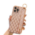 Anymob iPhone Case Pink Electroplated Wrist Band Bracket Bumper Back Cover-Mobile Phone Cases-PEROZ Accessories