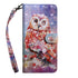 Anymob Xiaomi Redmi Orange Leather Case Owl Flip Wallet Cover Bag Shell Women Men-PEROZ Accessories