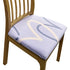 Anyhouz Chair Cover Light Purple Simple Heart Pattern Print Stretch Seat Cover for Home Dinning Kitchen Washable Removable-Chair Cover-PEROZ Accessories