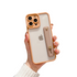 Anymob iPhone Case Orange Transparent Solid Color Wrist Band Lens Protection Soft Cover Bumper-Mobile Phone Cases-PEROZ Accessories