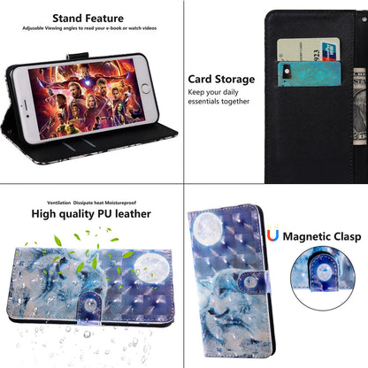 Anymob Xiaomi Redmi Phone Case Purple Wolf Leather Flip Wallet Cover-Mobile Phone Cases-PEROZ Accessories
