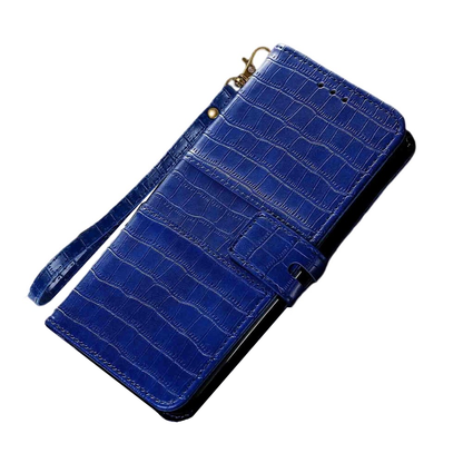 Anymob Samsung Blue Leather Case Cover 3D Flip Wallet Phone Protection-Mobile Phone Cases-PEROZ Accessories
