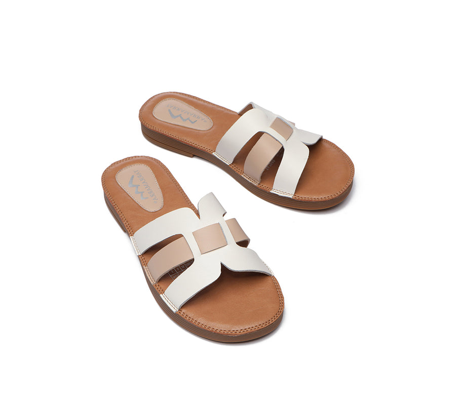 Tarramarra Ultra Soft Open Toe Woven Flat Sandals Women Sandals-Sandals-PEROZ Accessories