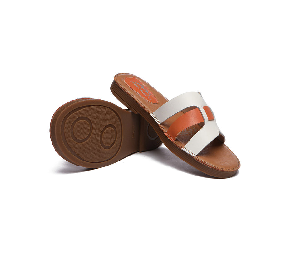 Tarramarra Ultra Soft Open Toe Woven Flat Sandals Women Sandals-Sandals-PEROZ Accessories