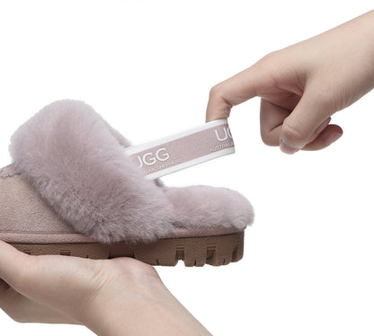 Kids Sling back UGG Slipper Kids Waffle Plus-Slippers-PEROZ Accessories