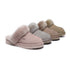 Australian Shepherd UGG Slippers Australia Premium Sheepskin Women Muffin Slipper Special-Slippers-PEROZ Accessories