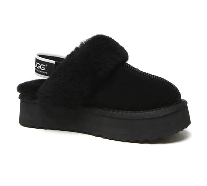 Australian Shepherd UGG Muffin Platform Slipper-Slippers-PEROZ Accessories