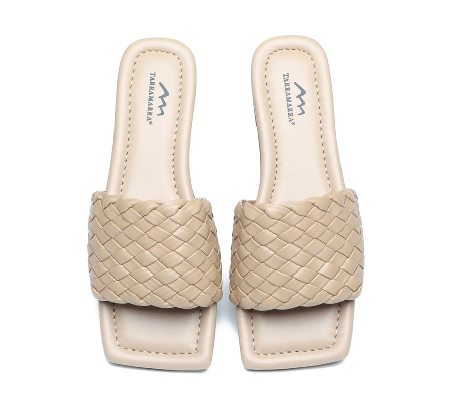 TARRAMARRA Open Toe Woven Flat Sandals Women Taunia-Sandals-PEROZ Accessories