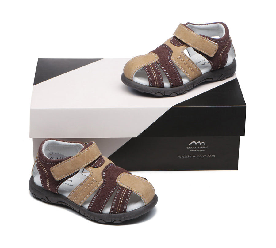 TARRAMARRA Kids Hook and Loop Roma Easy Walk Sandals-Sandals-PEROZ Accessories