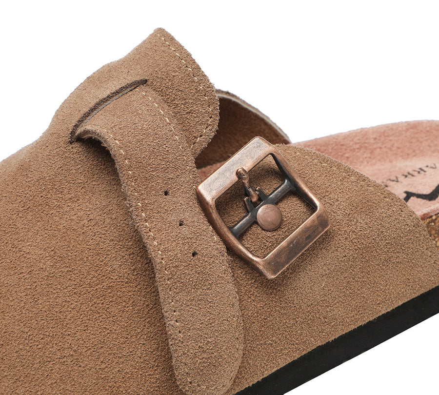 TARRAMARRA Slip-on Flat Sandals with Adjustable Buckled Straps Unisex Mason-Sandals-PEROZ Accessories
