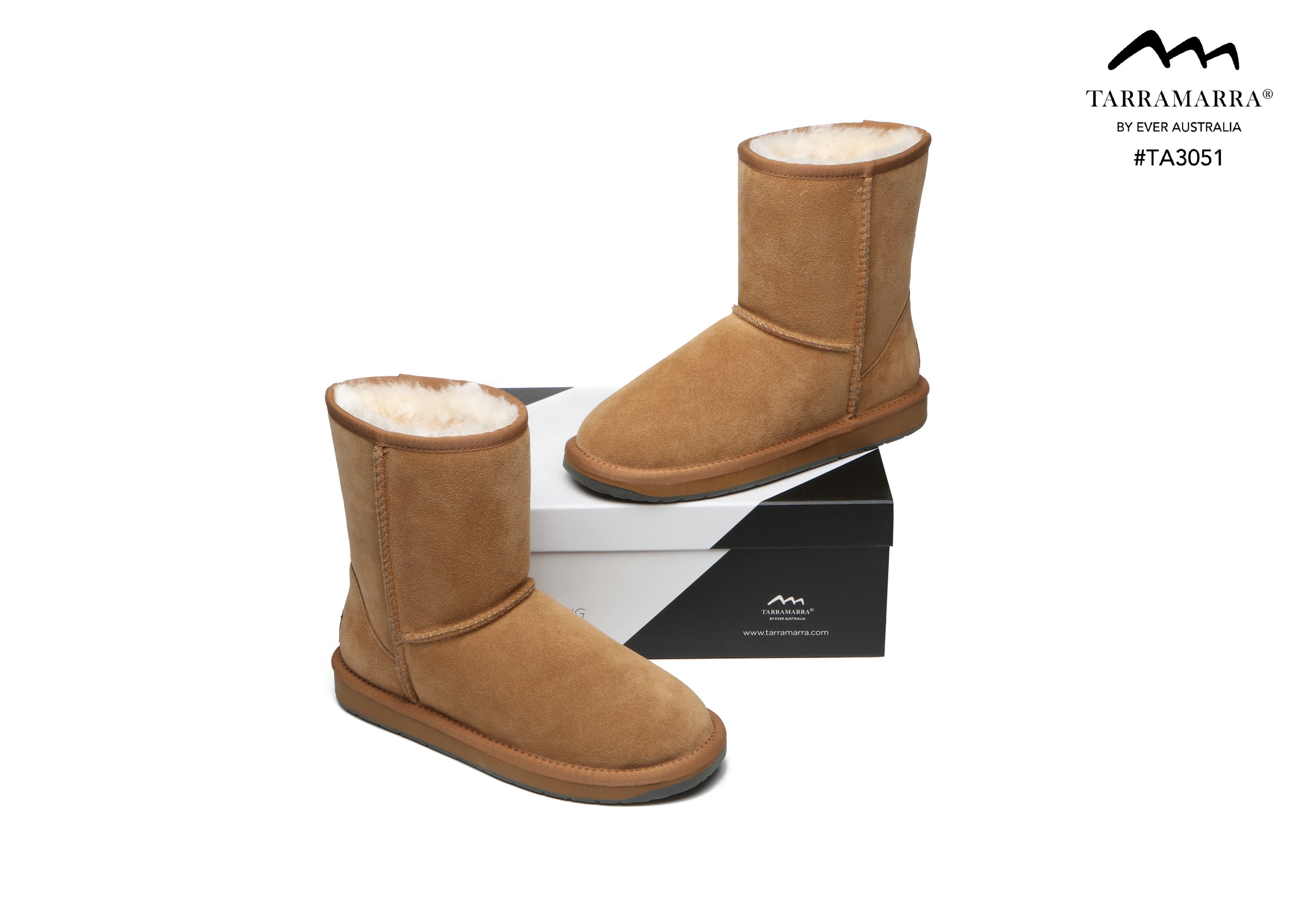 TARRAMARRA Premium Australian Sheepskin Wool Boots Unisex Short Classic Plus-Boots-PEROZ Accessories