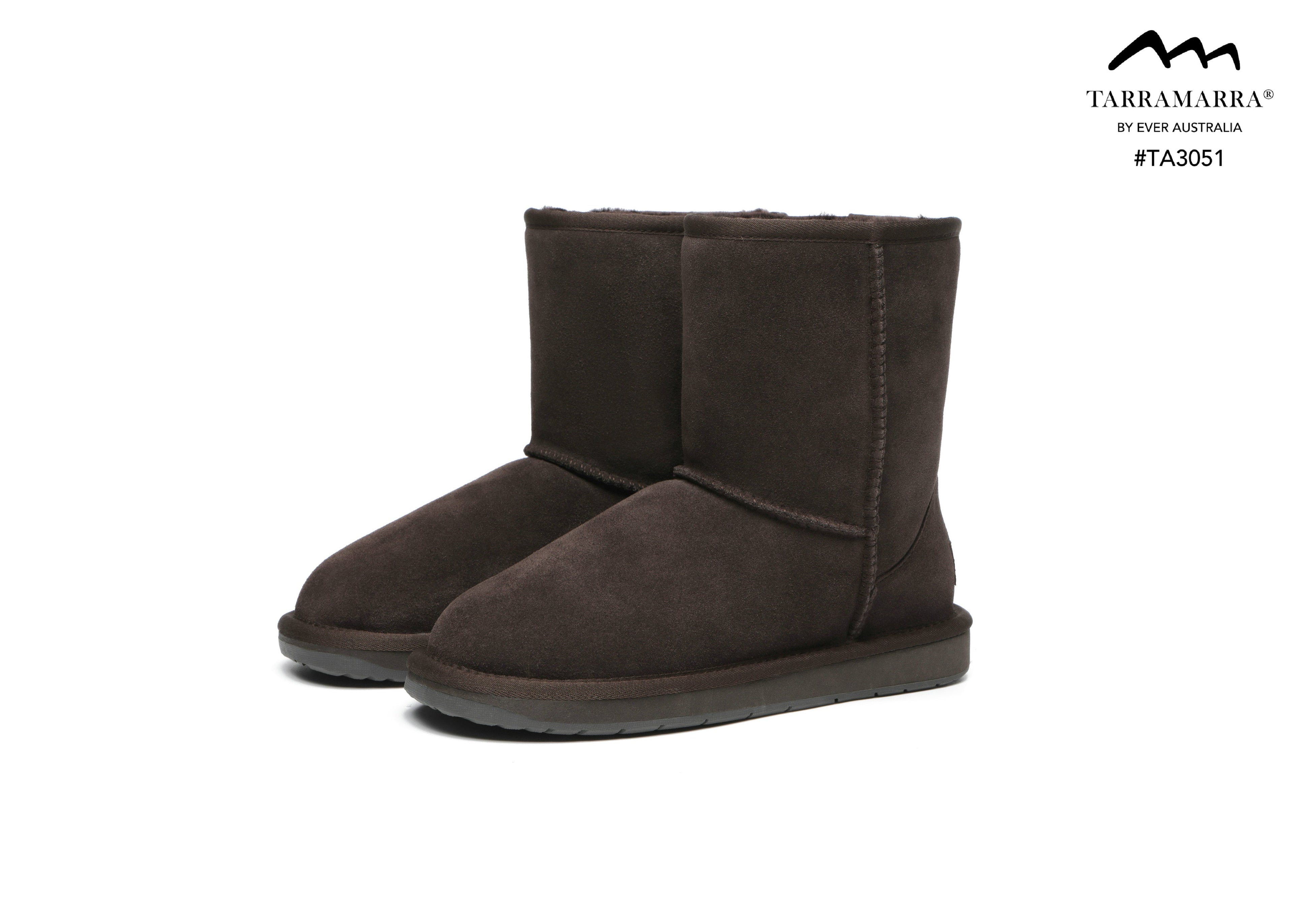 TARRAMARRA Premium Australian Sheepskin Wool Boots Unisex Short Classic Plus-Boots-PEROZ Accessories