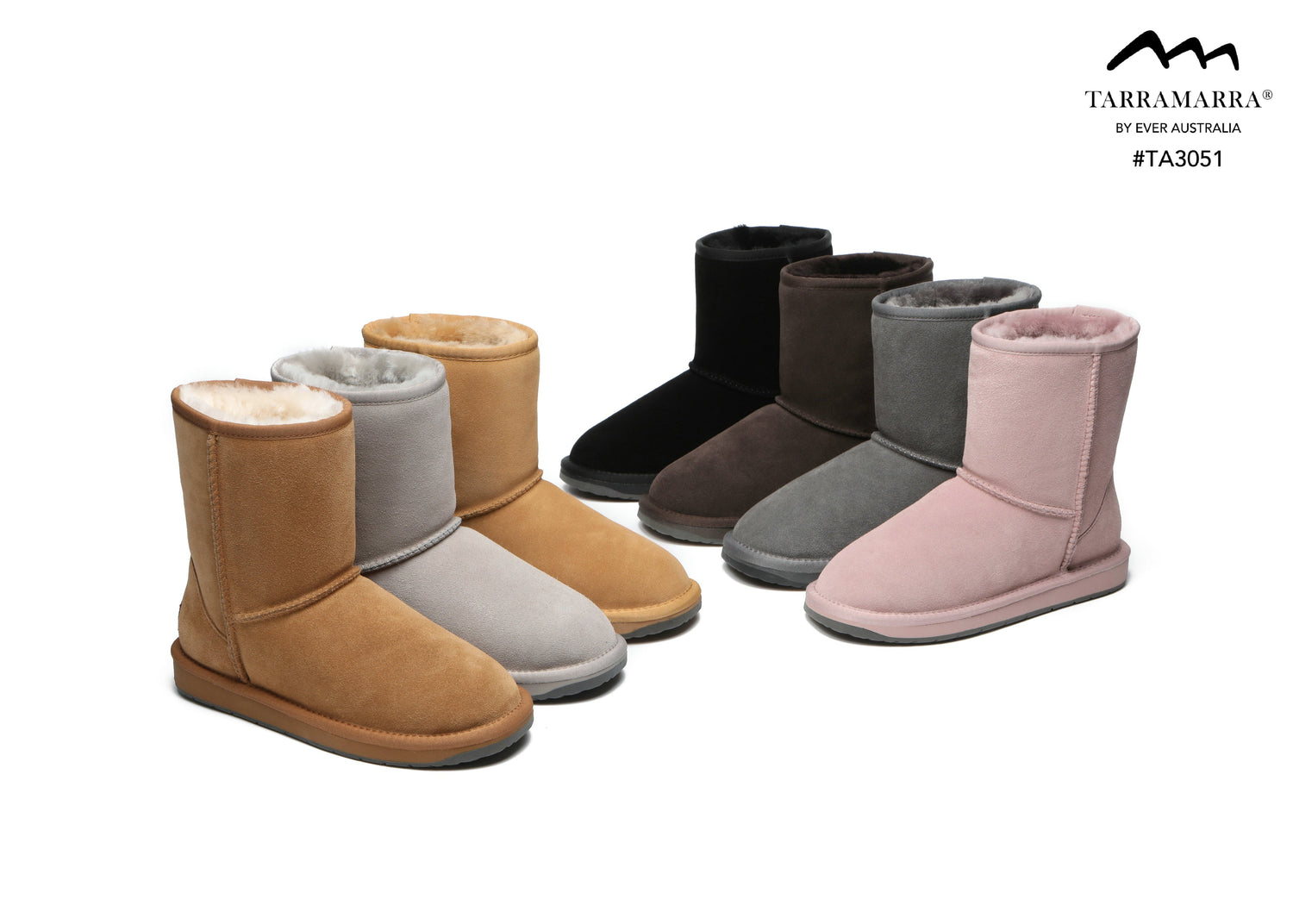 TARRAMARRA Premium Australian Sheepskin Wool Boots Unisex Short Classic Plus-Boots-PEROZ Accessories