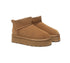 Australian Shepherd Ugg Mini Platform Boots Thick Bottom Ronnie-Boots-PEROZ Accessories