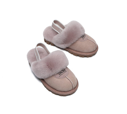 Kids Sling back UGG Slipper Kids Waffle Plus-Slippers-PEROZ Accessories