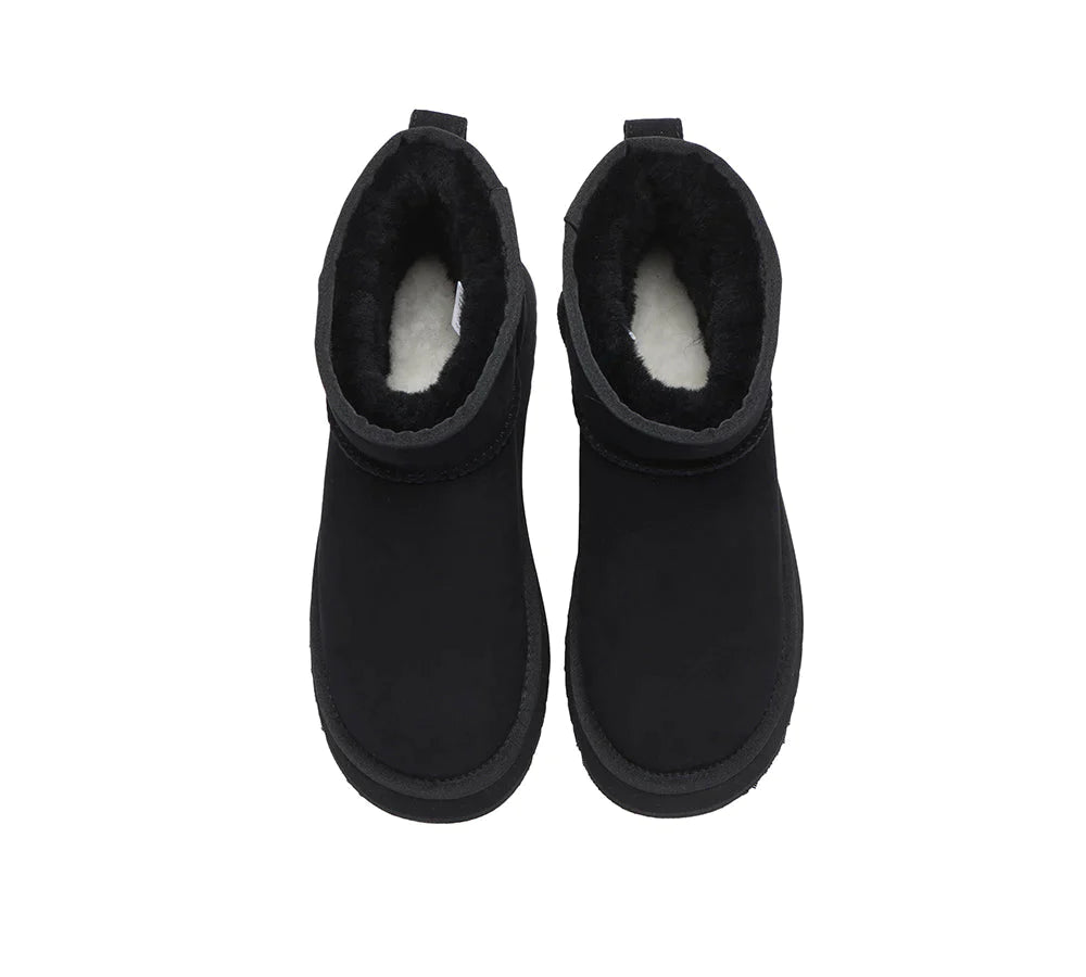 Australian Shepherd UGG Thick Bottom Mini Classic-Boots-PEROZ Accessories