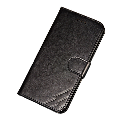 Anymob iPhone Black Flip Leather Phone Case Wallet Cover-Mobile Phone Cases-PEROZ Accessories