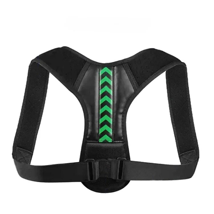 Anyfit Green Corrector Belt Large Back Posture Adjustable Neck Brace Training Equipment Shoulder Support Correction Belt-Corrector Belt-PEROZ Accessories