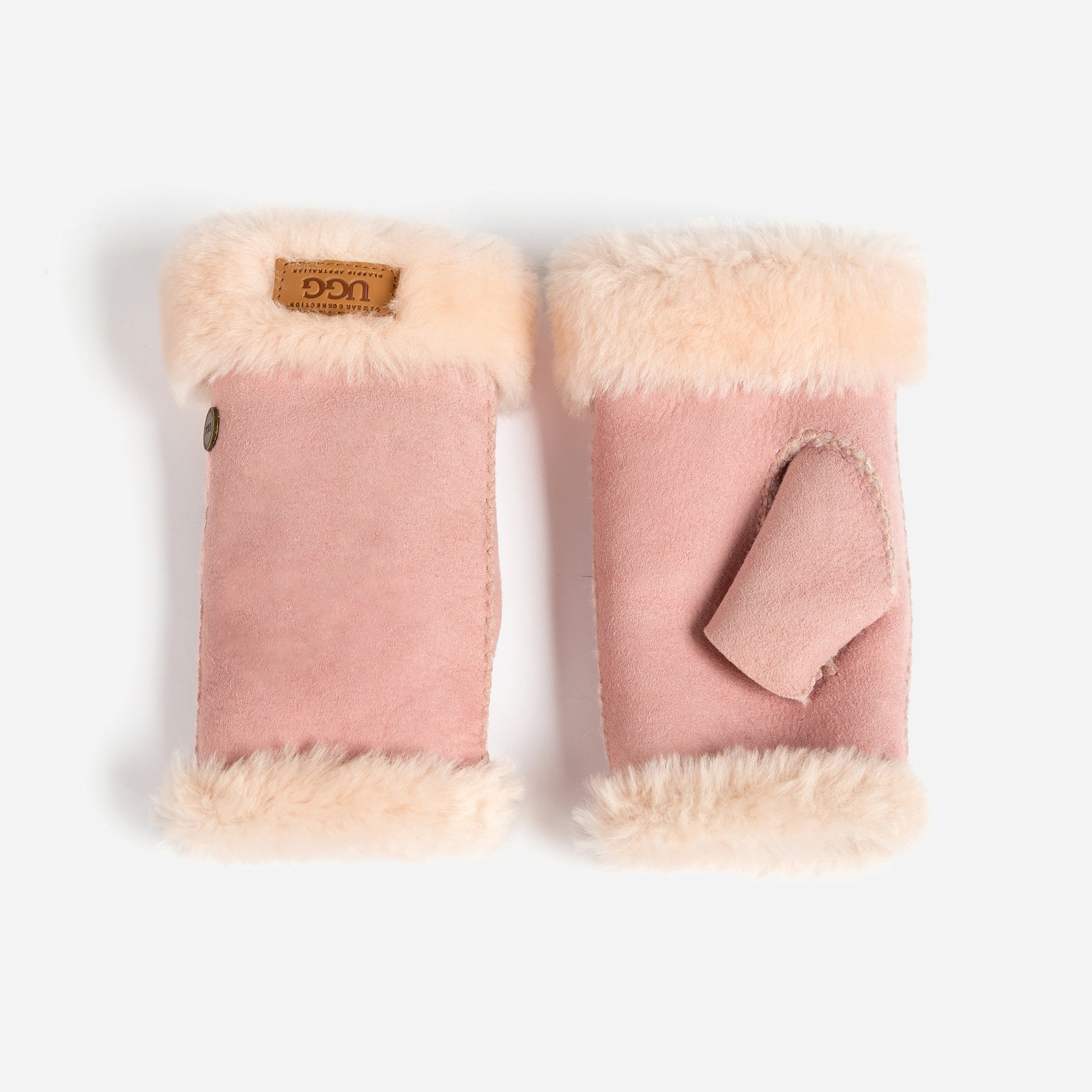 Ugg Fingerless Mittens-Gloves-PEROZ Accessories