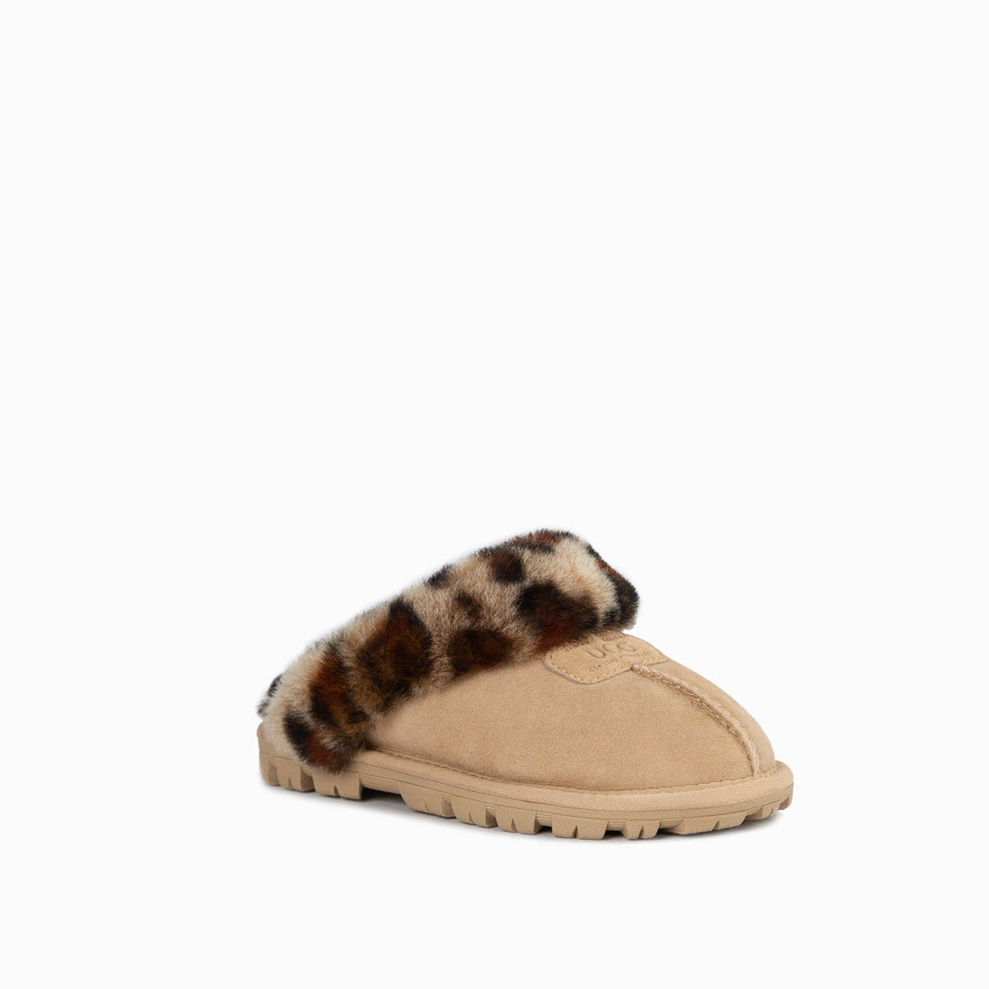 Ugg Kids Coquette Slipper (Leopard Print)(Water Resistant)-Slippers-PEROZ Accessories