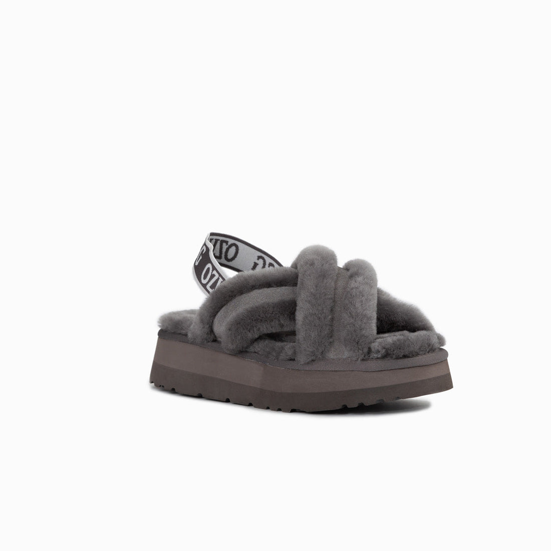 Ugg Adele Platform Slipper(Elastic Backstrap) (Water Resistant)-Slippers-PEROZ Accessories