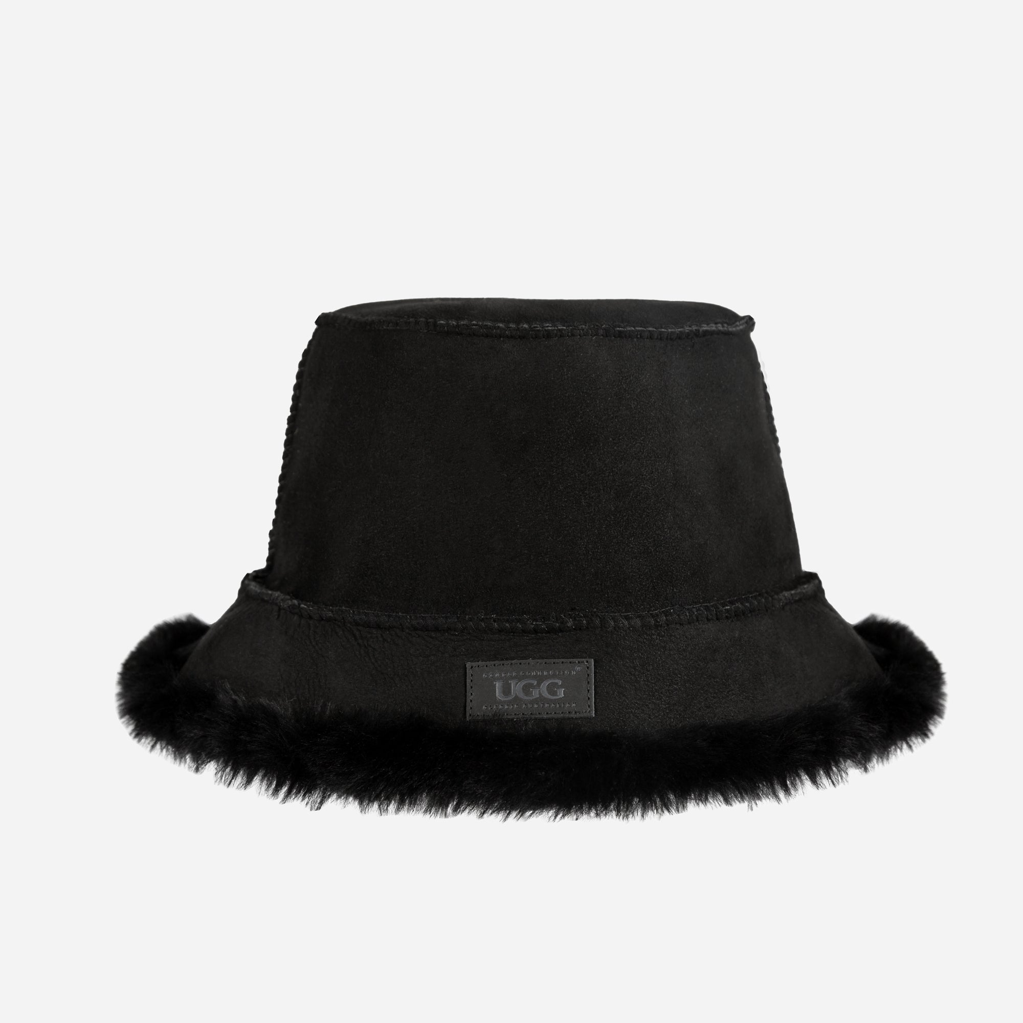 Ugg Sheepskin Reversible Bucket Hat-Hats-PEROZ Accessories