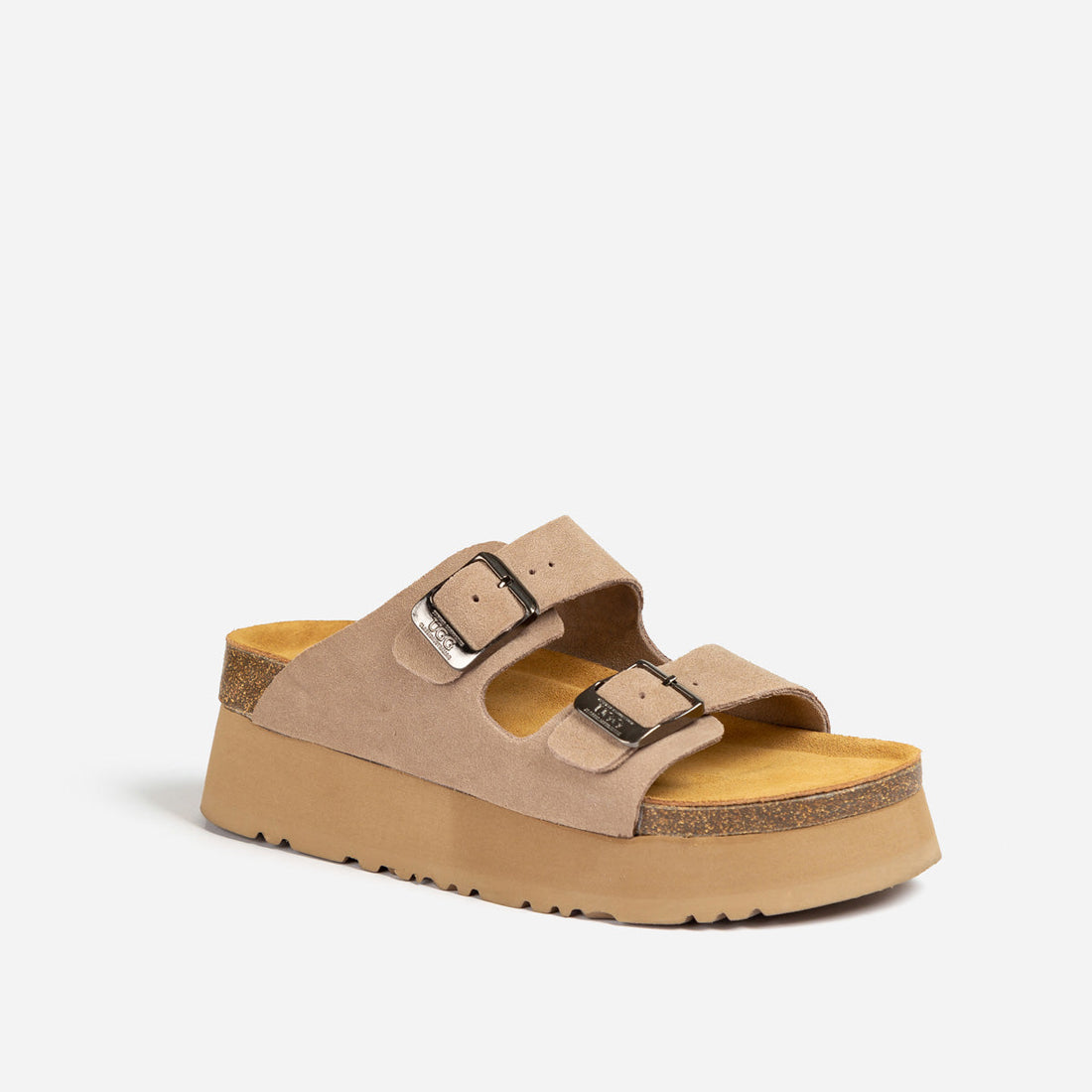 Ugg Women Aussie Victoria Platform Suede Leather-Moccasins-PEROZ Accessories