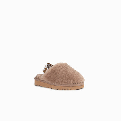 Ugg Kids Riana Fluff Slide-Kid Boots-PEROZ Accessories