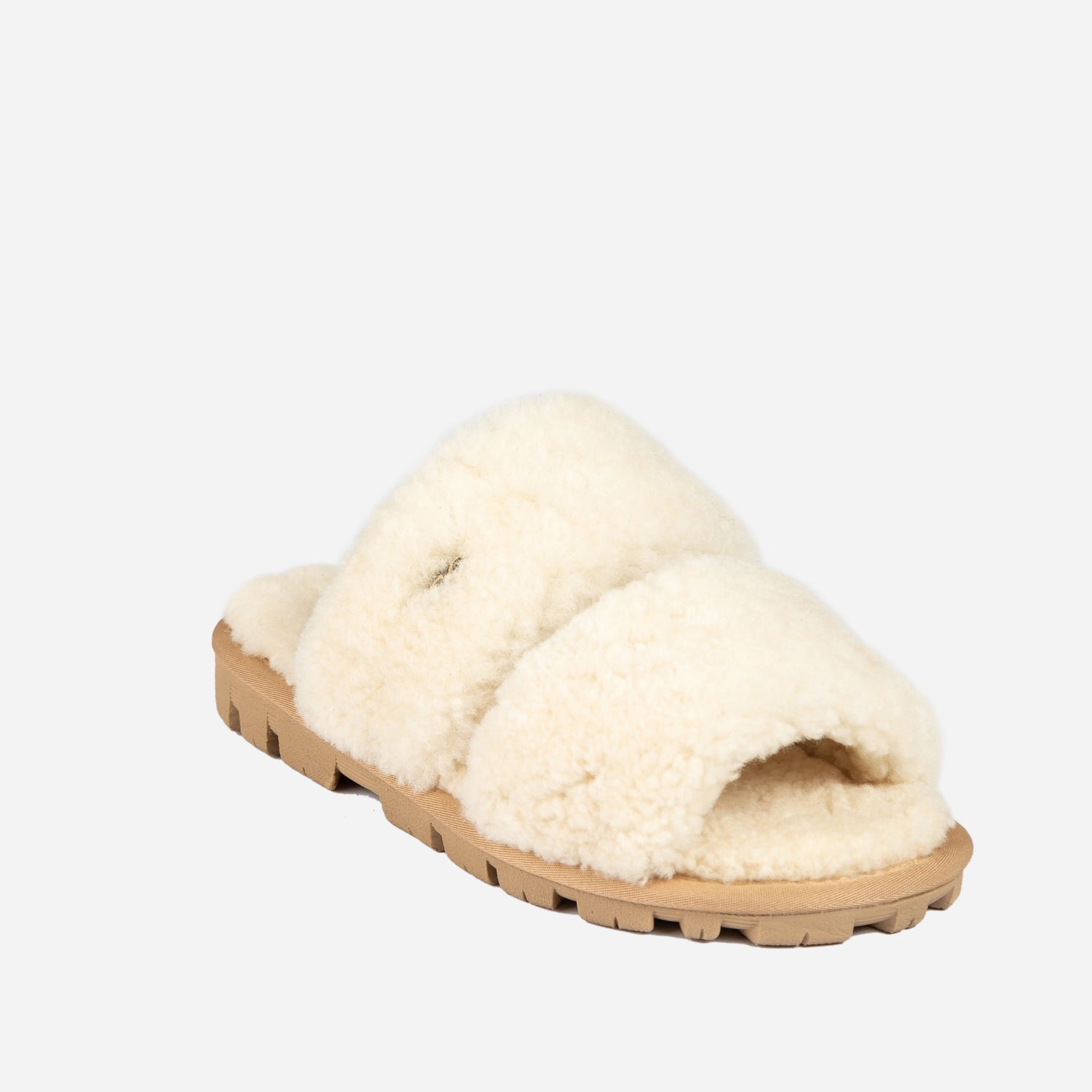 Ugg Evelyn Curly Slide-Boots-PEROZ Accessories