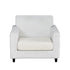 Anyhouz Sofa Cover White Polyester Thick Stretchable Cushion For Living Room 1Pc Normal Size 95-120cm-Slipcovers-PEROZ Accessories