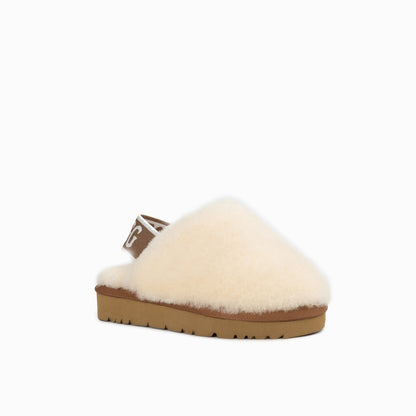 Ugg Kids Riana Fluff Slide-Kid Boots-PEROZ Accessories