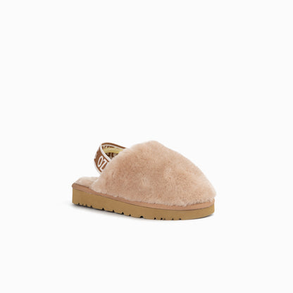 Ugg Kids Riana Fluff Slide-Kid Boots-PEROZ Accessories