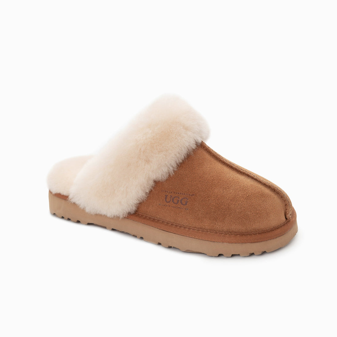 Ugg Slippers Premium Australia Sheepskin Unisex Scuffette Suede-Slippers-PEROZ Accessories