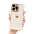 Anymob iPhone Case White Love Heart Space Soft Silicon Phone Cases Cover For iPhone Compatible-Mobile Phone Cases-PEROZ Accessories