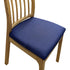 Anyhouz Chair Cover Navy Blue Plain No Print Stretch Seat Cover for Home Dinning Kitchen Washable Removable-Chair Cover-PEROZ Accessories