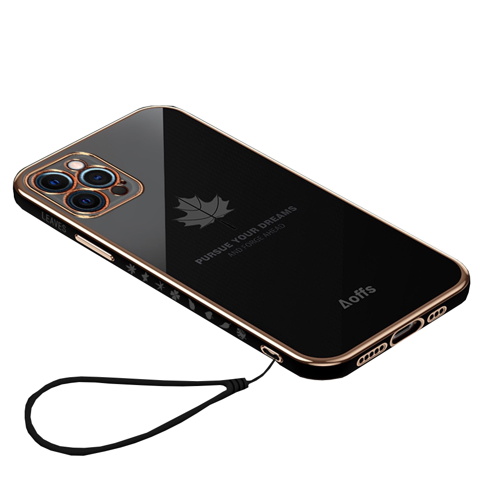 Anymob iPhone Black Electroplated Soft Cover Square Edge Bumper Phone Case-Mobile Phone Cases-PEROZ Accessories