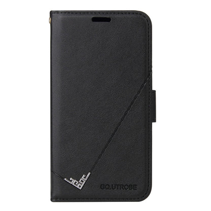 Anymob iPhone Case Black Fashion Flip Solid Color Leather Wallet Phone Bags Cover-Mobile Phone Cases-PEROZ Accessories