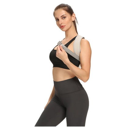 Anyfit Gray Corrector Belt XL Back Posture Adjustable Neck Brace Training Equipment Shoulder Support Correction Belt-Corrector Belt-PEROZ Accessories