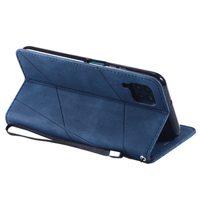 Anymob Huawei Case Blue Leather Flip Cover Wallet Phone Bag Shell Protection-Mobile Phone Cases-PEROZ Accessories