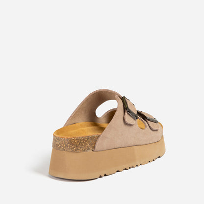 Ugg Women Aussie Victoria Platform Suede Leather-Moccasins-PEROZ Accessories